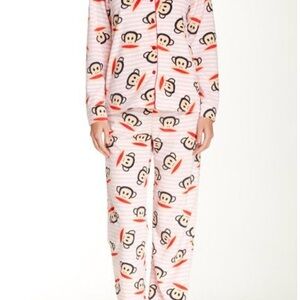 Paul Frank Pink Monkey Print Pajama Set